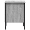 Grauer Nachttisch Zlatinca 40x30x40cm (Holz)