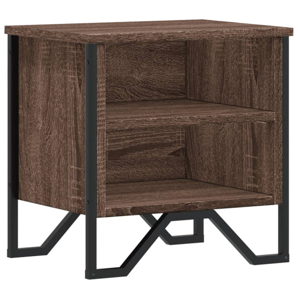 Brauner Nachttisch Zlatinca 40x30x40cm (Spanplatte)