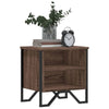 Brauner Nachttisch Zlatinca 40x30x40cm (Spanplatte)