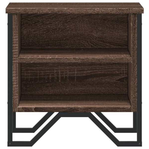 Brauner Nachttisch Zlatinca 40x30x40cm (Spanplatte)