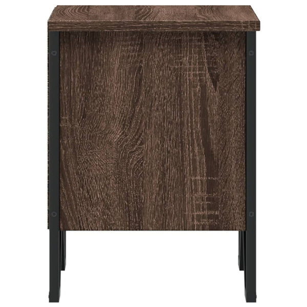 Brauner Nachttisch Zlatinca 40x30x40cm (Spanplatte)