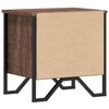 Brauner Nachttisch Zlatinca 40x30x40cm (Spanplatte)