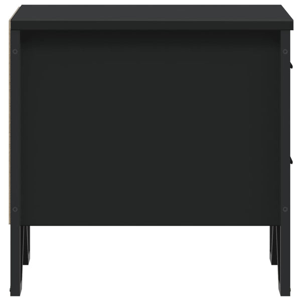 Schwarze Nachttische Victory 40x41x40cm (2 Stück, Holz)