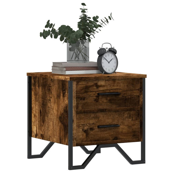 Nachttisch Victory 40x41x40cm aus Räuchereiche (Holz)