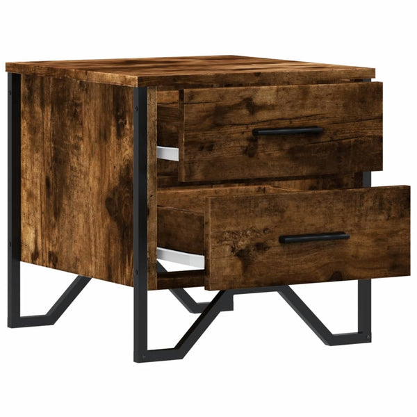 Nachttisch Victory 40x41x40cm aus Räuchereiche (Holz)