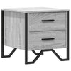 Grauer Nachttisch Victory 40x41x40cm (Holz)
