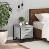 Grauer Nachttisch Victory 40x41x40cm (Holz)