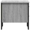 Grauer Nachttisch Victory 40x41x40cm (Holz)