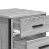 Grauer Nachttisch Victory 40x41x40cm (Holz)