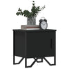 Schwarzer Nachttisch Nerolad 40x30x40cm (Spanplatte)