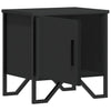 Schwarzer Nachttisch Nerolad 40x30x40cm (Spanplatte)