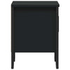 Schwarzer Nachttisch Nerolad 40x30x40cm (Spanplatte)