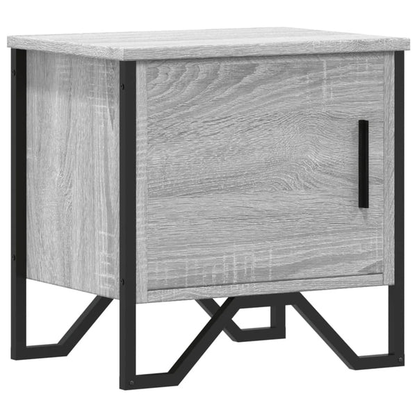 Nachttisch Nerolad grau 40x30x40cm (Holz)