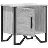 Nachttisch Nerolad grau 40x30x40cm (Holz)
