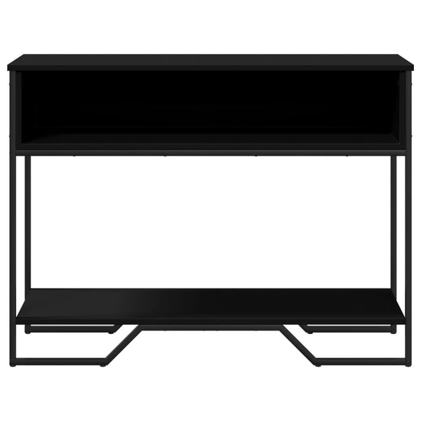 Schwarzer Konsolentisch Iacovache 100x35x74,5cm (Holz)