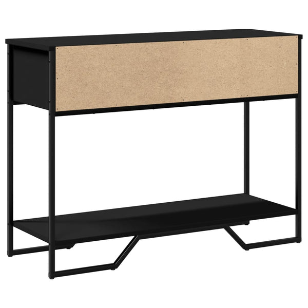 Schwarzer Konsolentisch Iacovache 100x35x74,5cm (Holz)