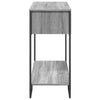 Grauer Konsolentisch Iacovache 100x35x74,5cm (Holz)