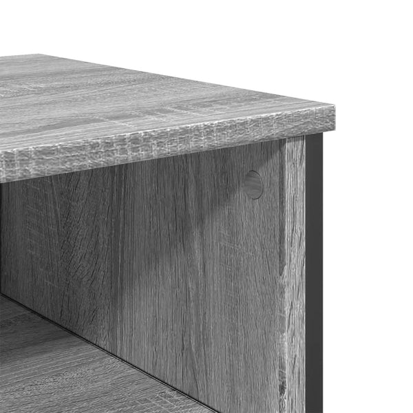 Grauer Konsolentisch Iacovache 100x35x74,5cm (Holz)