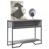 Grauer Konsolentisch Iacovache 100x35x74,5cm (Holz)