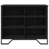 Schwarze Kommode Dalian 91x35,5x74,5cm (Holz)