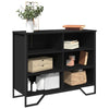 Schwarze Kommode Dalian 91x35,5x74,5cm (Holz)