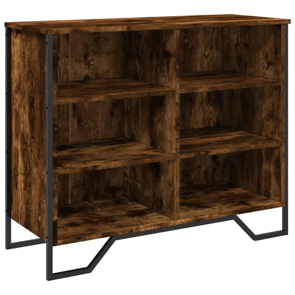 Sideboard Dalien aus Rauch-Eiche 91x35,5x74,5cm (Holz)