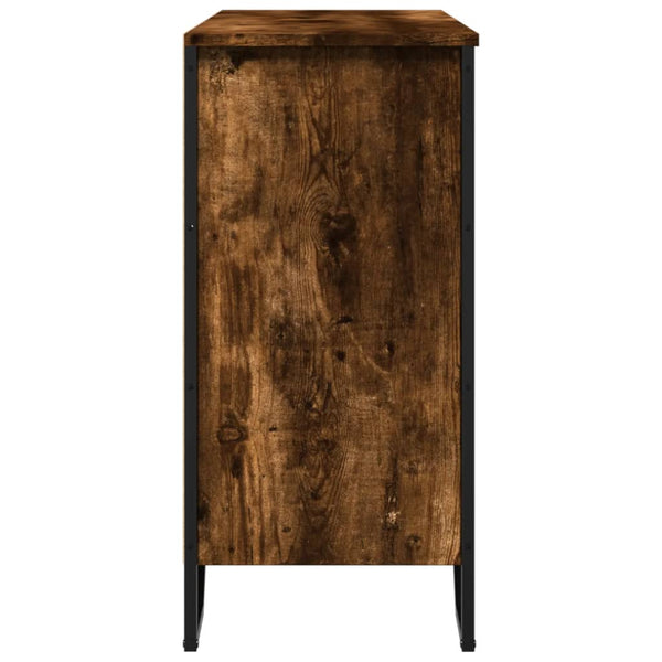 Sideboard Dalien aus Rauch-Eiche 91x35,5x74,5cm (Holz)