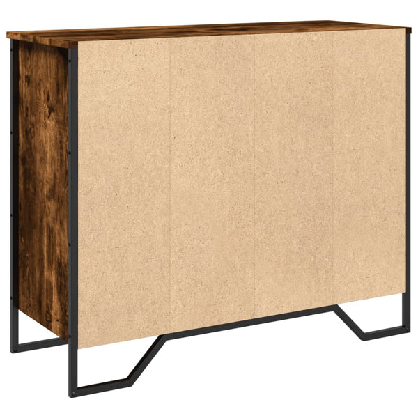 Sideboard Dalien aus Rauch-Eiche 91x35,5x74,5cm (Holz)