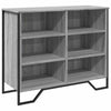Graues Sideboard Dalian 91x35,5x74,5cm (Holz)
