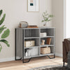 Graues Sideboard Dalian 91x35,5x74,5cm (Holz)
