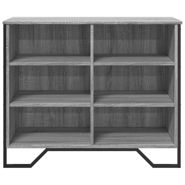 Graues Sideboard Dalian 91x35,5x74,5cm (Holz)