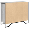 Graues Sideboard Dalian 91x35,5x74,5cm (Holz)