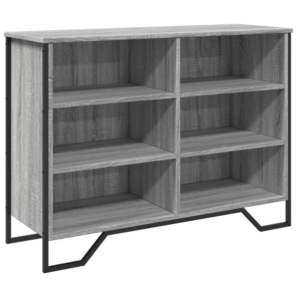 Graues Sideboard Dalian 101x35,5x74,5cm (Holz)