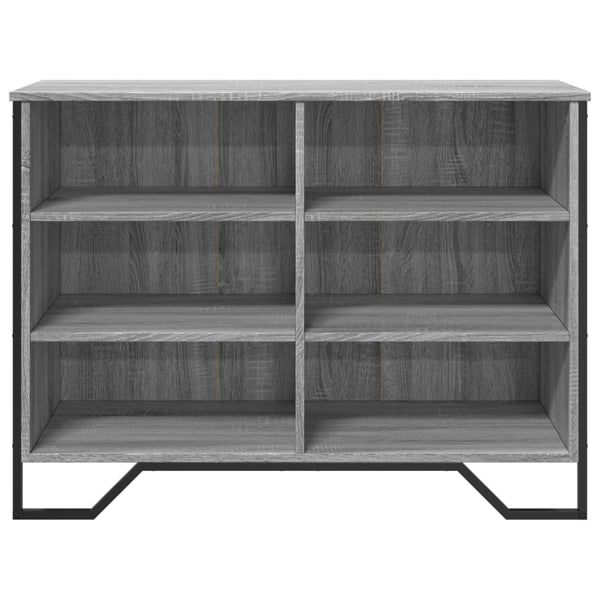 Graues Sideboard Dalian 101x35,5x74,5cm (Holz)