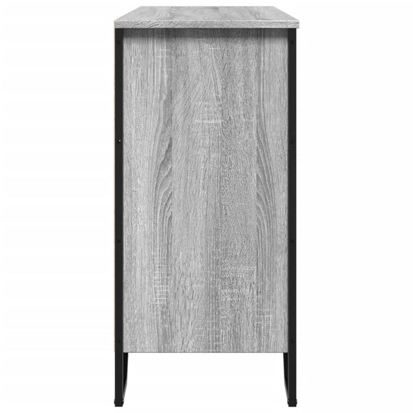 Graues Sideboard Dalian 101x35,5x74,5cm (Holz)