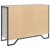 Graues Sideboard Dalian 101x35,5x74,5cm (Holz)