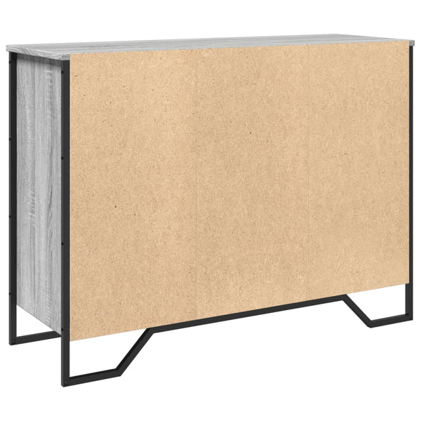Graues Sideboard Dalian 101x35,5x74,5cm (Holz)