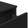 Schwarze Kommode Magdalina 97x32,5x74,5cm (Holz)