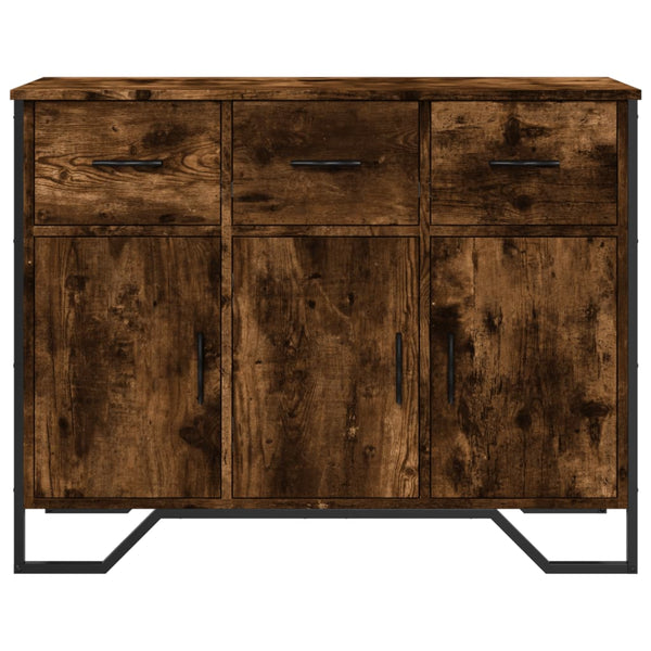Räuchereiche-Anrichte Magdalina 97x32,5x74,5cm (Holz)