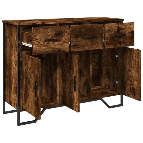 Räuchereiche-Anrichte Magdalina 97x32,5x74,5cm (Holz)