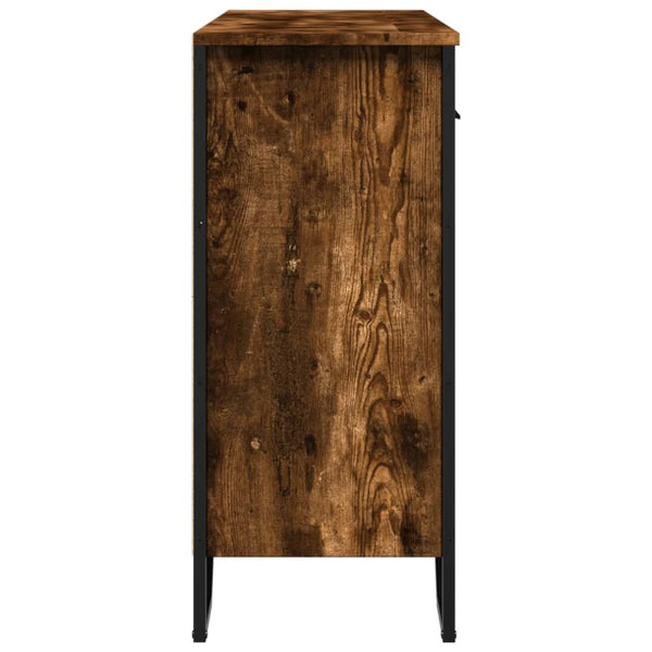 Räuchereiche-Anrichte Magdalina 97x32,5x74,5cm (Holz)