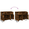 Räuchereiche-Anrichte Magdalina 97x32,5x74,5cm (Holz)