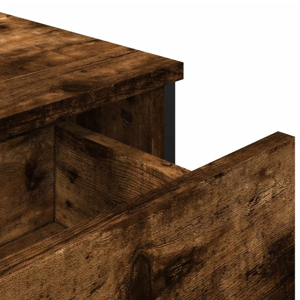 Räuchereiche-Anrichte Magdalina 97x32,5x74,5cm (Holz)