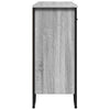 Graues Sideboard Magdalina 97x32,5x74,5cm (Holz)