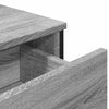 Graues Sideboard Magdalina 97x32,5x74,5cm (Holz)
