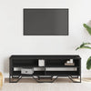 Schwarzes TV-Möbel Prodescu 122x34x41cm (Holz)