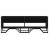 Schwarzes TV-Möbel Prodescu 122x34x41cm (Holz)