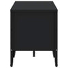 Schwarzes TV-Möbel Prodescu 122x34x41cm (Holz)