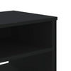 Schwarzes TV-Möbel Prodescu 122x34x41cm (Holz)