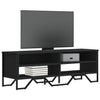 Schwarzes TV-Möbel Prodescu 122x34x41cm (Holz)